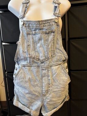 H&M Light Blue Denim Overalls